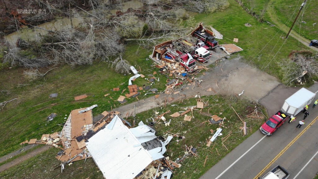 Bollinger County tornado damage (Source: Missouri State Highway Patrol)