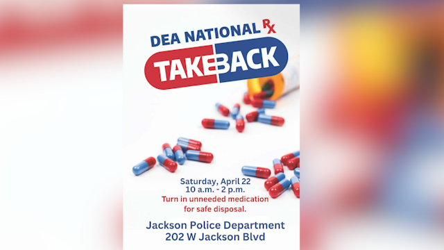 Jackson Police Department Drug Takeback Day Helps Educate Community