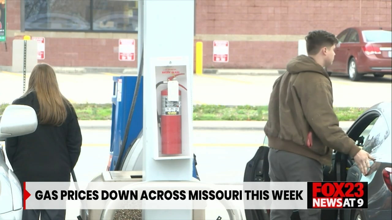 Gas prices trending downward, Missouri has 10th lowest prices in U.S