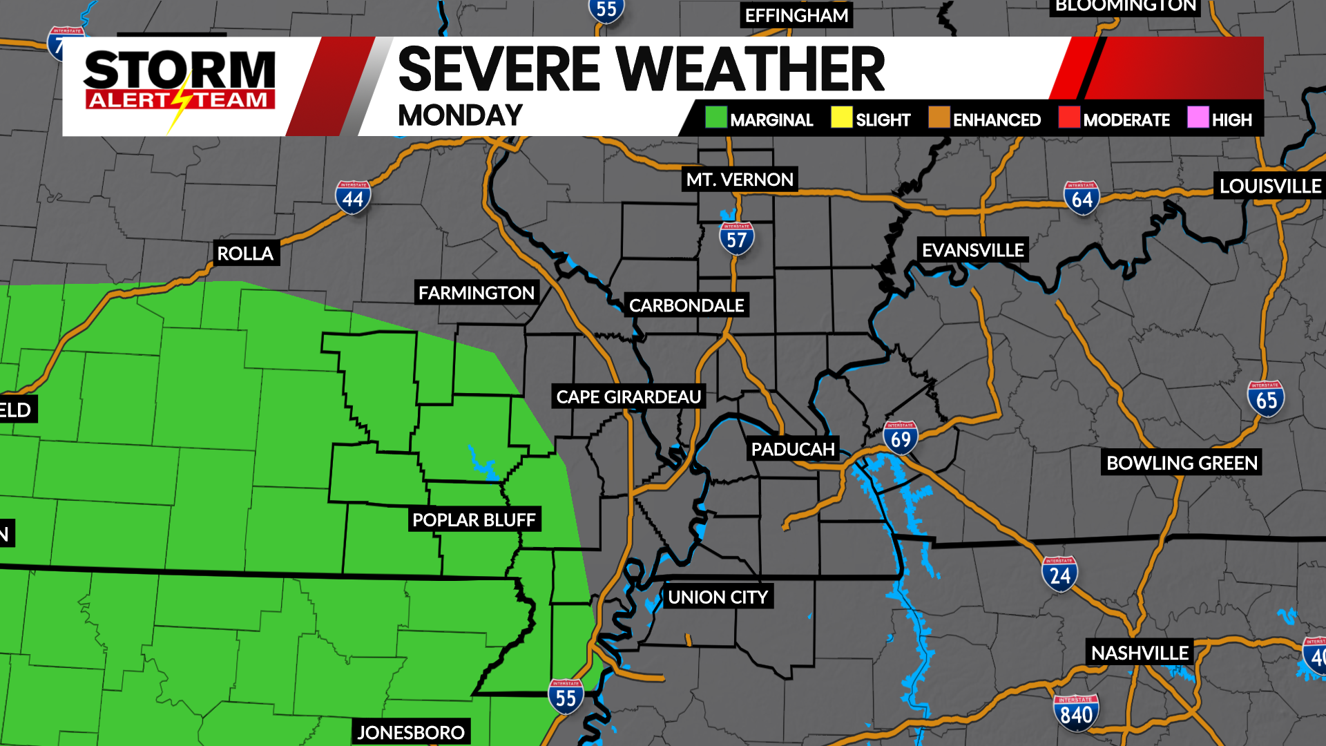 Storm chances continue through early next week - KBSI FOX23 News Cape ...