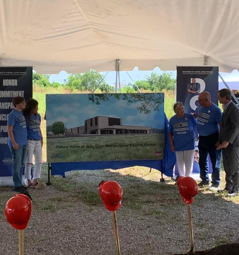 groundbreaking for Jody Cash Multipurpose Training Facility (Source: Calloway County Sheriff's Office/Facebook)