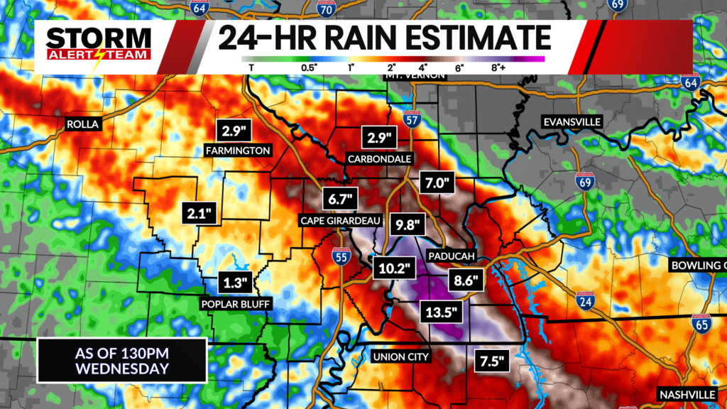 Radar Estimate 1pm