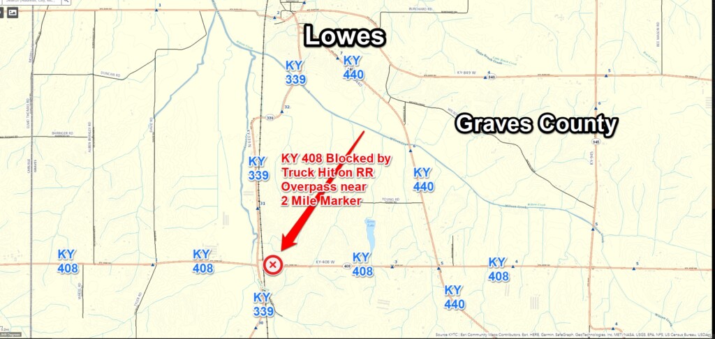 KY 408 in Graves County (Source: KYTC)