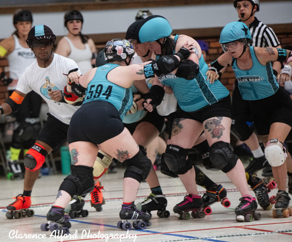 Cape Girardeau Roller Derby 2023 (Source: Clarence Alford Photography)
