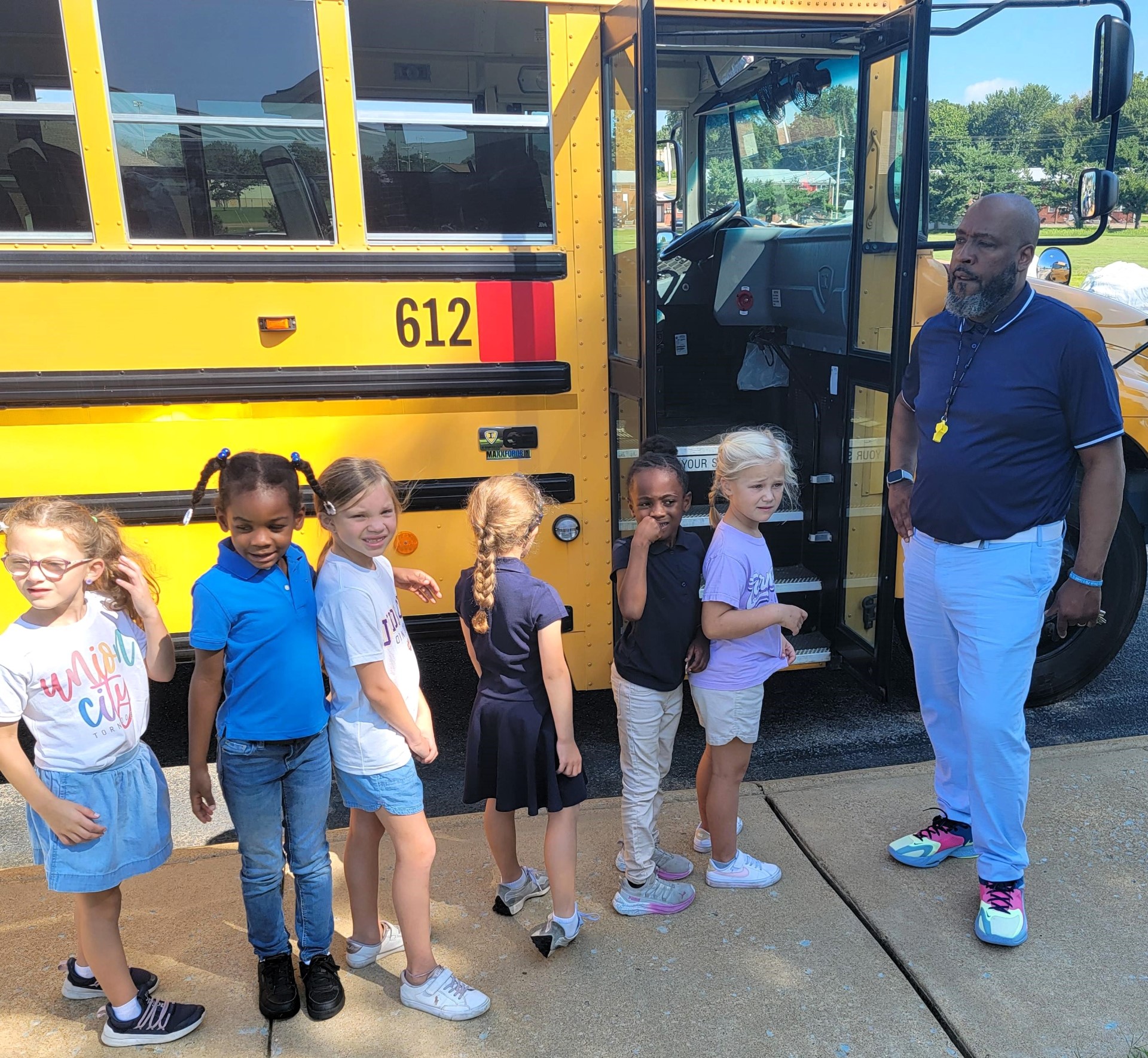 Union City Schools teach bus safety to Pre-K through 4th grade students