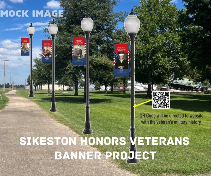 Veteran Banner Project (Source: City of Sikeston, Mo./Facebook)
