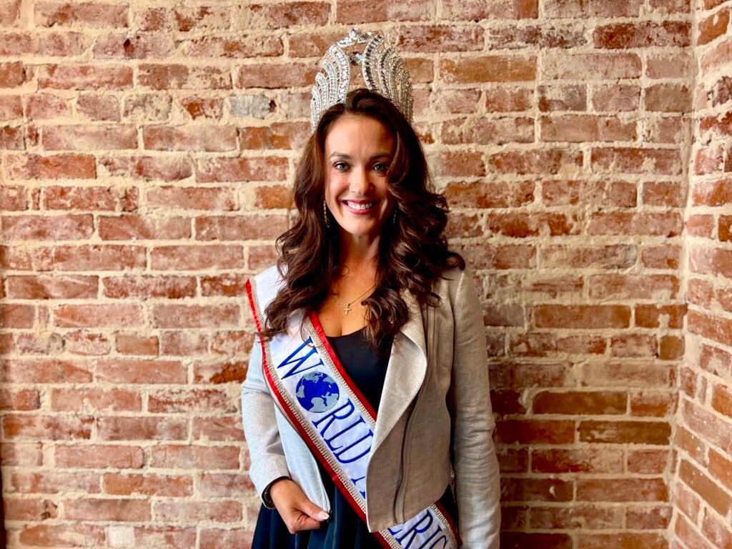 Elizabeth Gibbar, Miss World America 2023, shares her story about the importance of taking care of your mental health. (Source: Sasha Moore/FOX23 News)