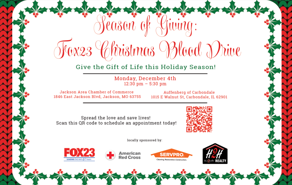 American Red Cross Blood Drive December 2023