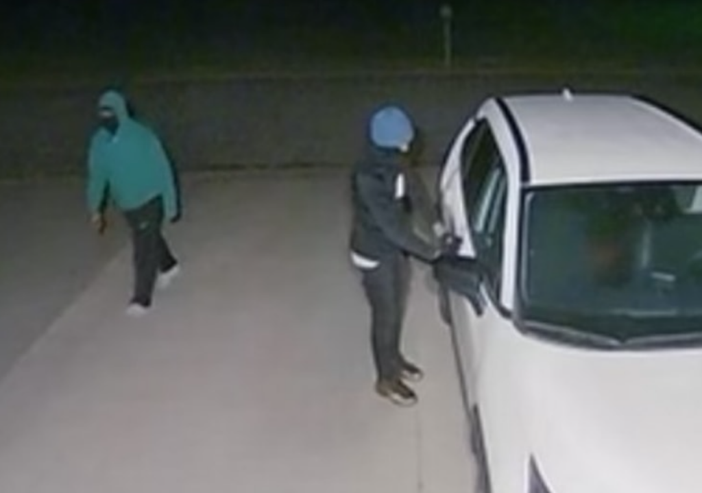 Police are investigating after items were stolen from multiple vehicles. (Source: Benton Police Department)