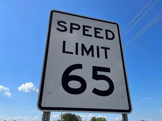 65 mph sign (Source: KYTC)
