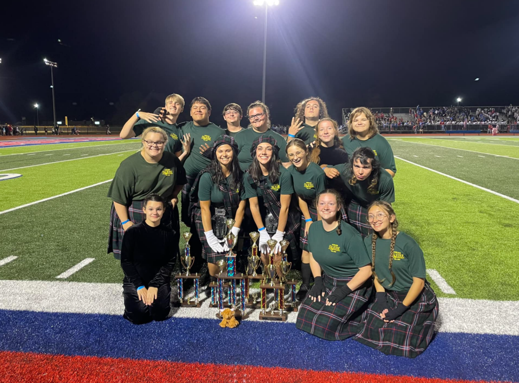 OCCHS Marching Band Seniors Kneeling L-R: Ava Puckett, Ryleigh Ulen, and Annaliese Cunningham Standing Row 1 L-R: Kylie Younger, Megan Reynolds, Taylor Warren, Elly Webb, and Alex Leyva Standing Row 2 L-R: Bradyn Kerr, Kilo Rodriguez, Kain McGee, Cailyn Newcomb, Kaden Gallimore, Natalie Munday, and Kaydee King (Source: OCCHS)(Source: OCCHS)