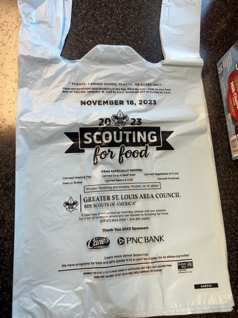 Scouting for Food bag