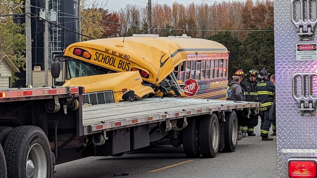 school bus crash (Source: WFCN News)