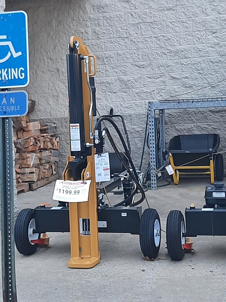 stolen log splitter (Source: McCracken County Sheriff's Office/Facebook)
