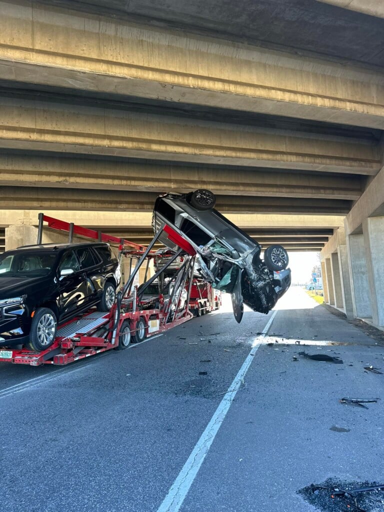 US 45 crash (Source: KYTC District 1/Facebook)