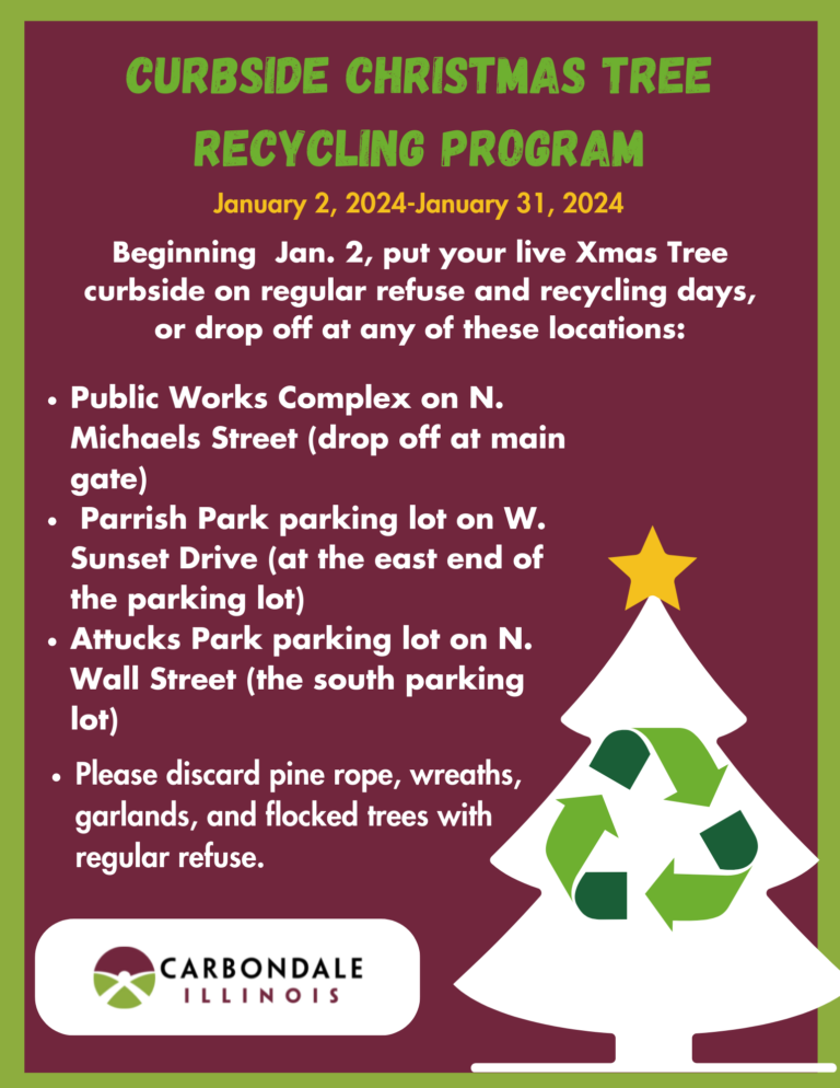 Carbondale Curbside Christmas Tree Recycling KBSI Fox 23 Cape