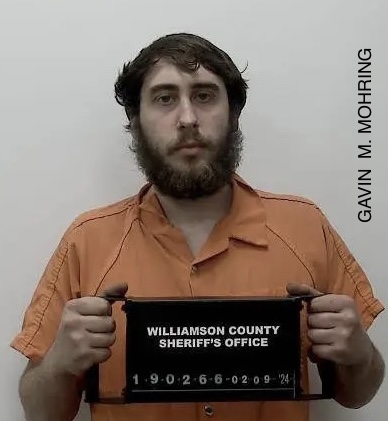 Gavin M. Mohring (Source: Williamson County Sheriff's Office/Facebook)