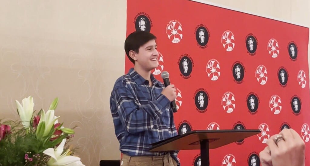 Jackson WIN luncheon speaker Jimmy Williams (Source: Kristie Shamoun/FOX23)