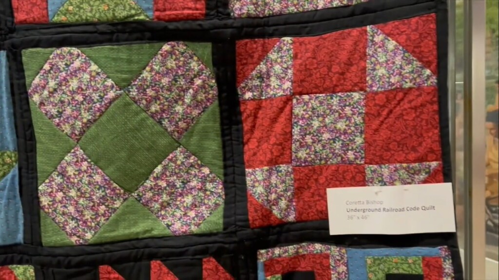 Underground Railroad Quilt Display