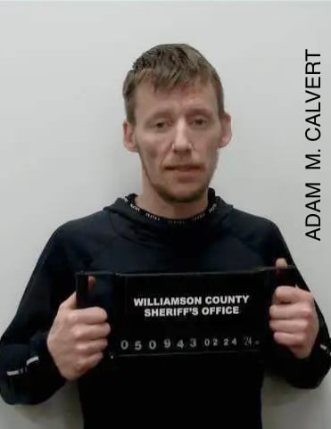 Adam M. Calvert (Source: Willliamson County Sheriff's Office/Facebook)