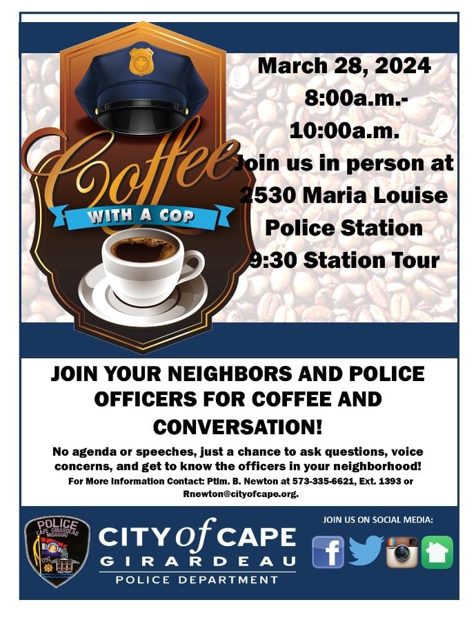 Coffee With A Cop Cape G March