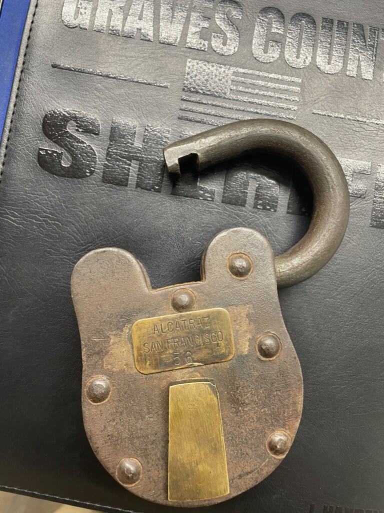 Alcatraz lock (Source: Graves County Sheriff's Office/Facebook)