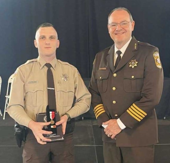Deputy Devin Elliott received the Medal of Valor (Source: Jefferson County Sheriff's Office/Facebook)