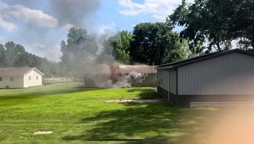 Carterville fire (Source: Tammy Kell/NOW APP)