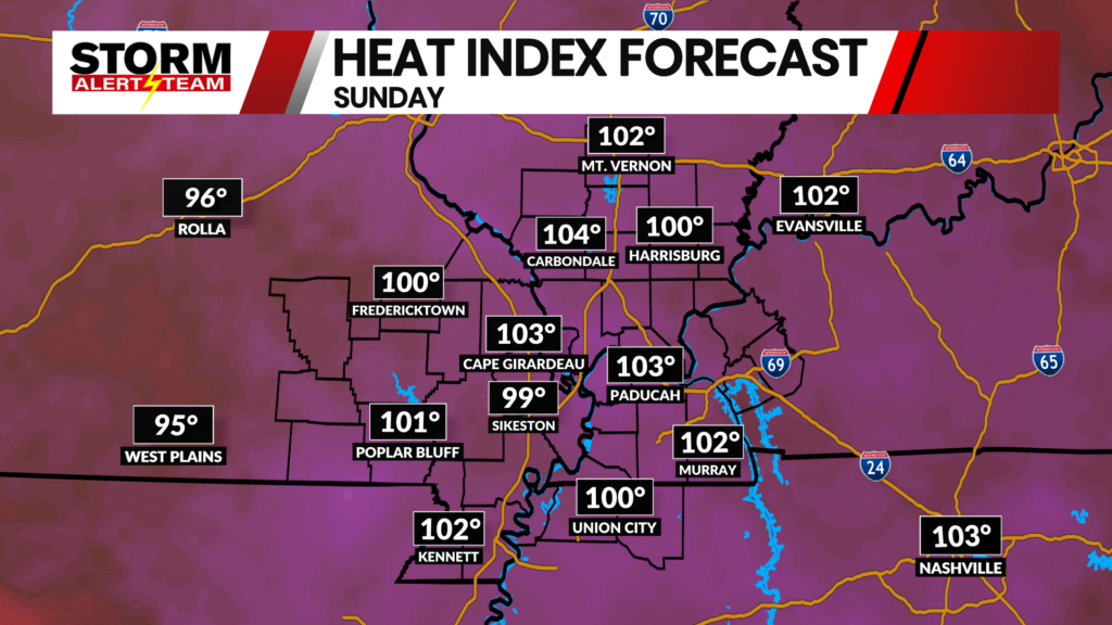 Dma Tomorrow Heat Index With Day Of Week