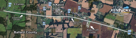 Contractors are ramping up construction on a $23 million U.S. 60 improvement project.