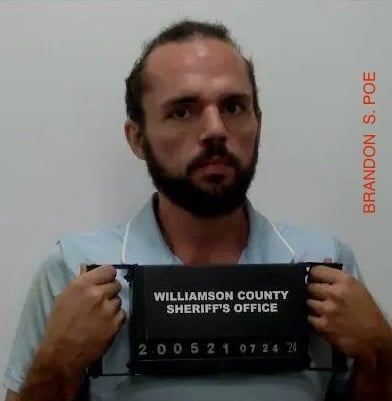 Brandon S. Poe (Source: Williamson County Sheriff's Office/Facebook)