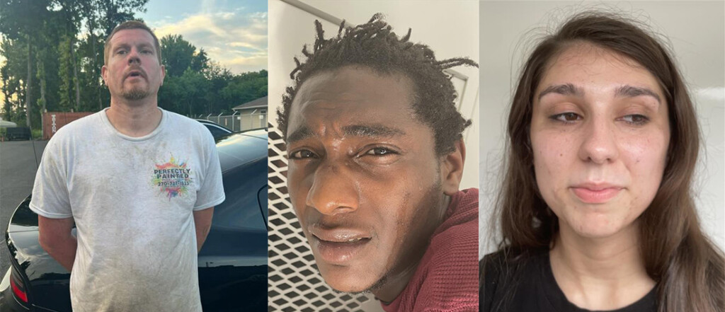 Murray J. Akers III, Shai O. Jenkins and Caleah M. Walsh (Source: Graves County Sheriff's Office/Facebook)