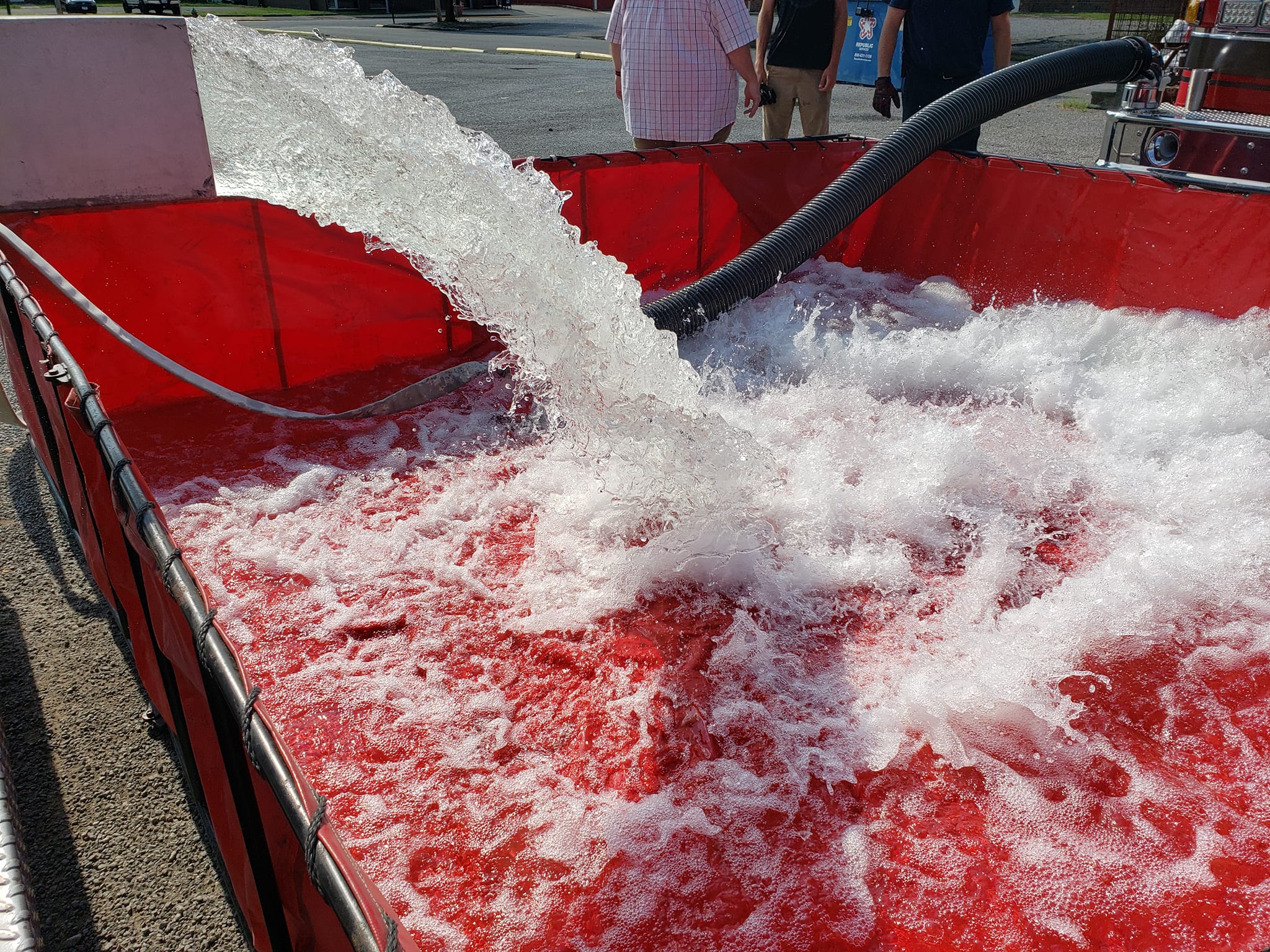 Firefighters in Southern Illinois take water supply operations class