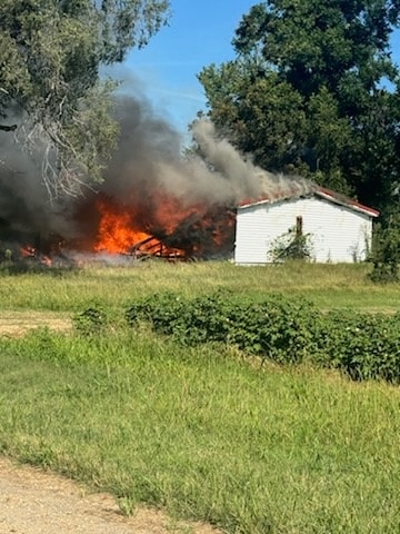 A home on County Road 708 in rural New Madrid County was destroyed by a fire. (Source: Portageville Fire & Rescue/Facebook)