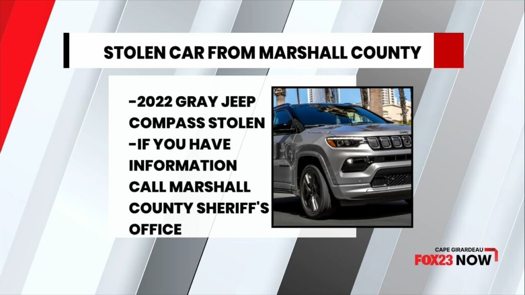Car Stolen In Marshall County