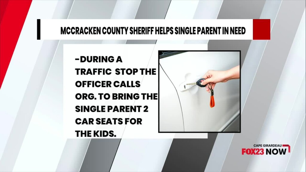 Mccracken County Sheriff's Deputy Helps Single Parent In Need