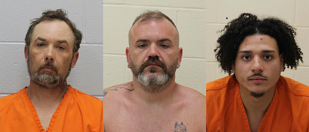 Scotty D. Turner, Austin L. Pruett, Antonie A. Peres Tokarsky (Source Franklin County, Illinois Government/Facebook)