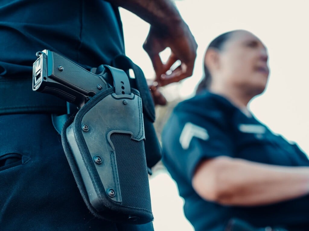 gun in holster (Source: Pexels/Kindel Media)