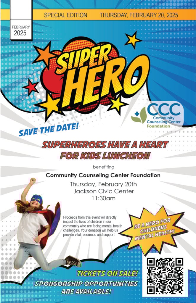 Superheroes Flyer Save The Date