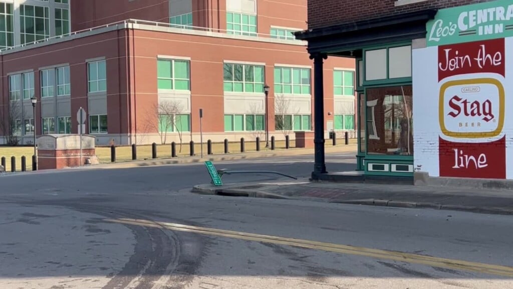 Car Crashes Near Building, Missing Residents