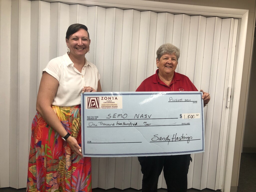 Zonta Donation To Semo Nasv
