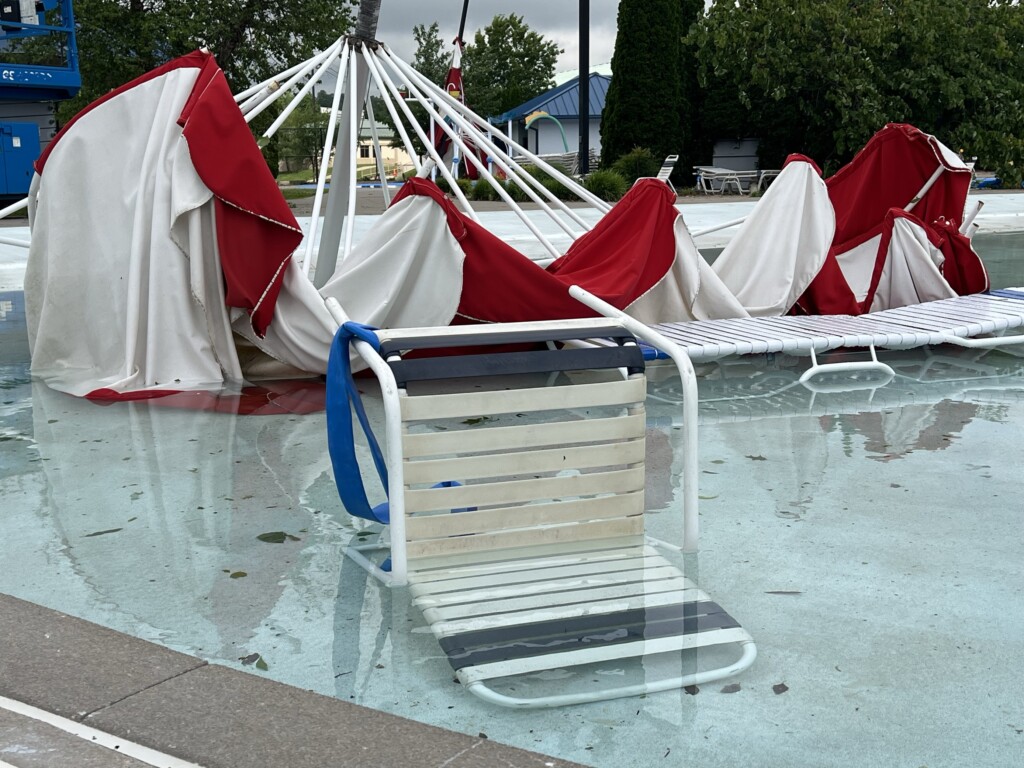 Storm Damage To Cape Splash