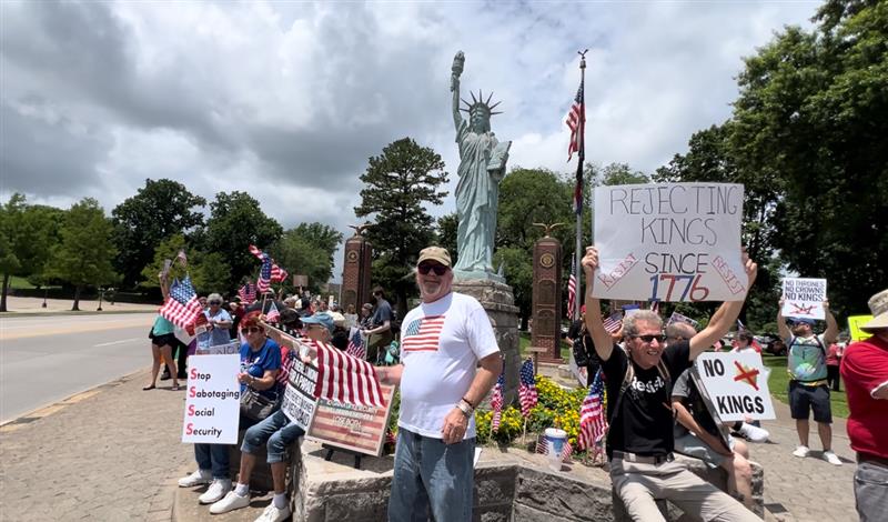 No Kings Protest, Freedom Corner