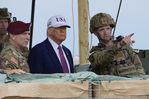 Trump Watches Army Demonstration At Fort Bragg As He Faces Criticism For Deploying Military To La