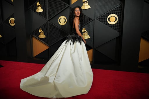 Addison Rae, Olivia Dean And Other Rising Stars Take Up Space On Grammys Red Carpet