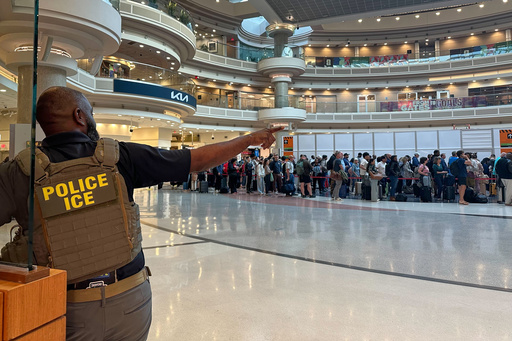 Federal Immigration Agents Seen At Atlanta Airport After Trump Order Amid Partial Shutdown