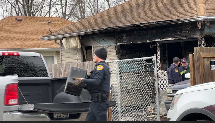 State Police On 10th Street Benton Illinois
