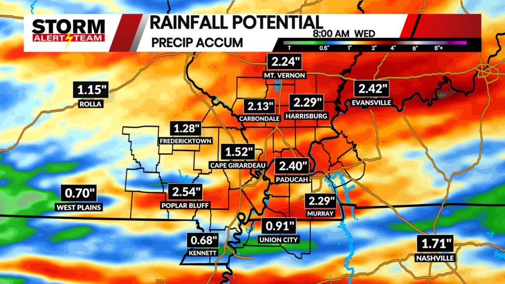 Latest 4km Graf Precipitation Accum