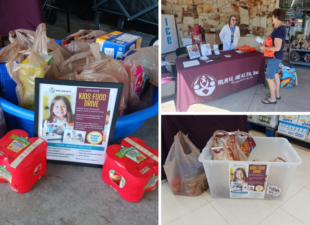 Rural Health Kids Food Drive 2