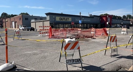 Sinkhole Downtown Cape